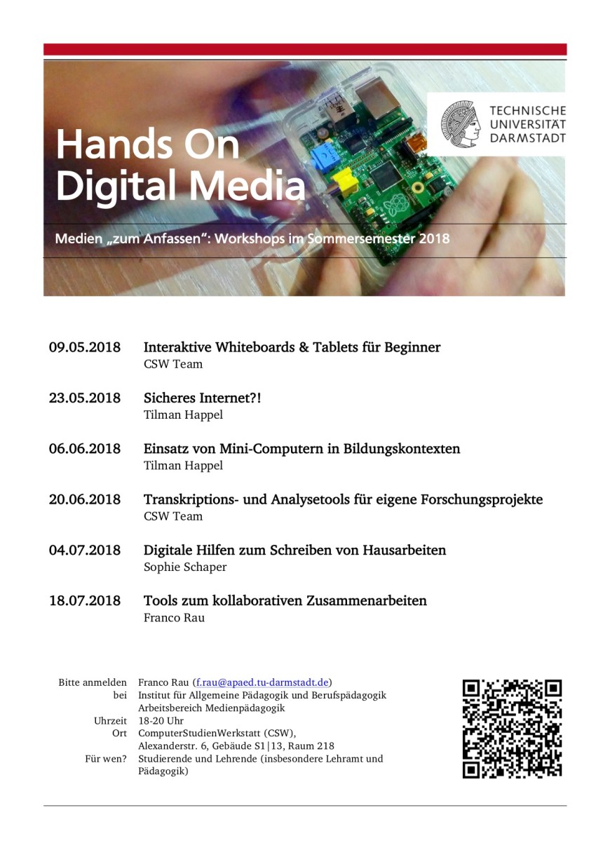 Hands On Digital Media SoSe2018