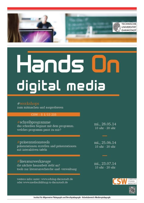 Hands On Digital Media - Workshops in der CSW